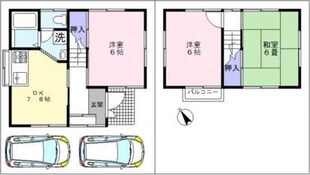 青葉台貸家の物件間取画像